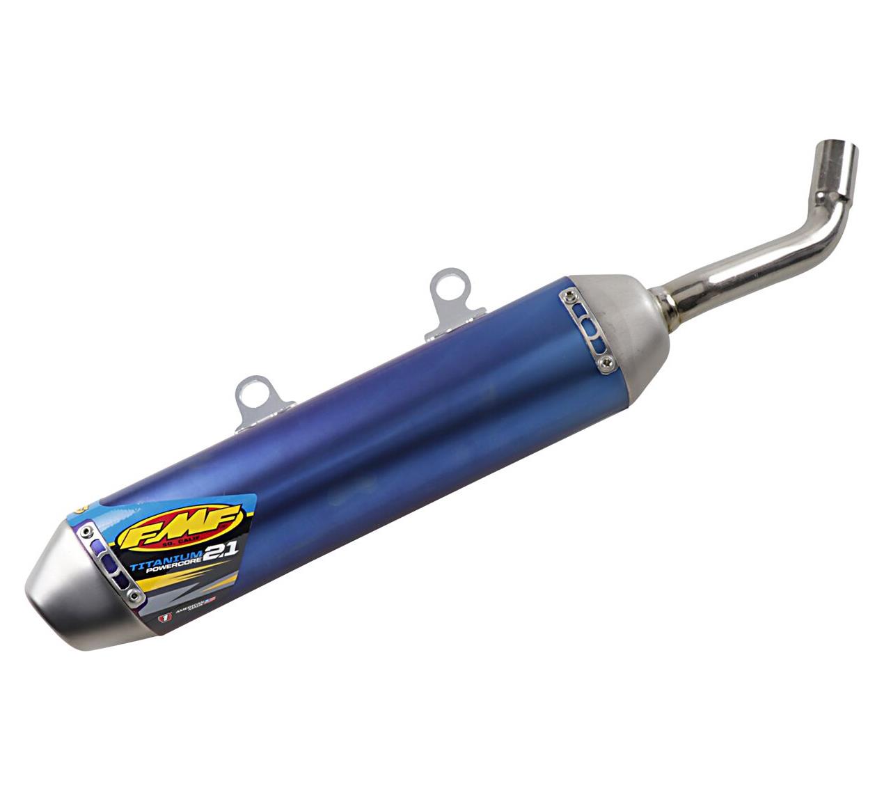 FMF Powercore 2.1 Blue Titanium Exhaust Silencer For Husqvarna TE 250 I 2020-2023